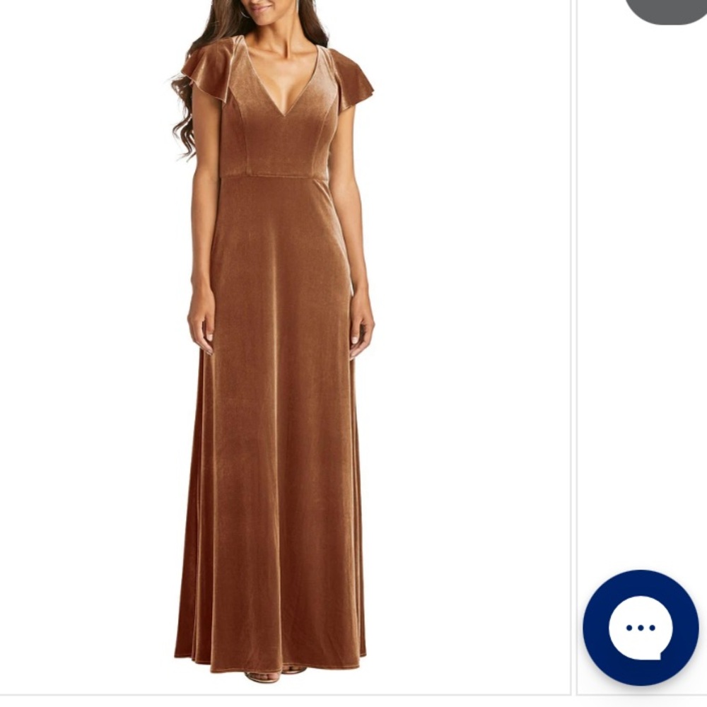 Christmas or winter wedding gown
